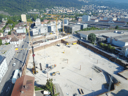 Baustelle Campus BFH Biel