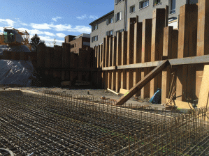 Baugrube Alterszentrum Neuer Gehren Erlenbach