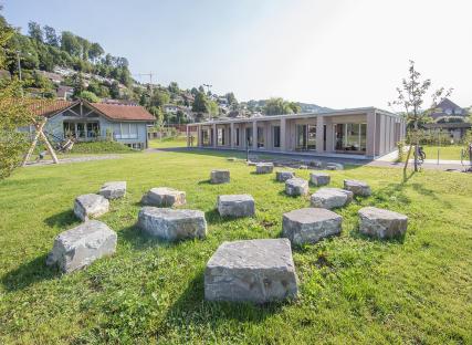 Doppelkindergarten Stettlen Aussenraum