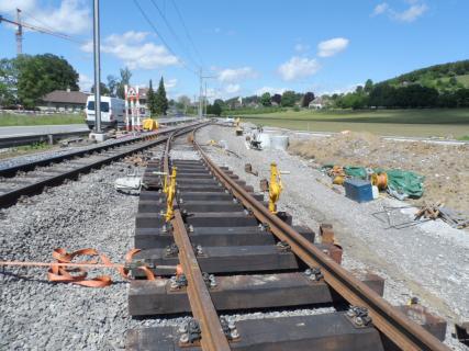 Sanierung Bahnübergänge RBS Siloah sowie Neubau Tramwendeschlaufe Gümligen, 2014
